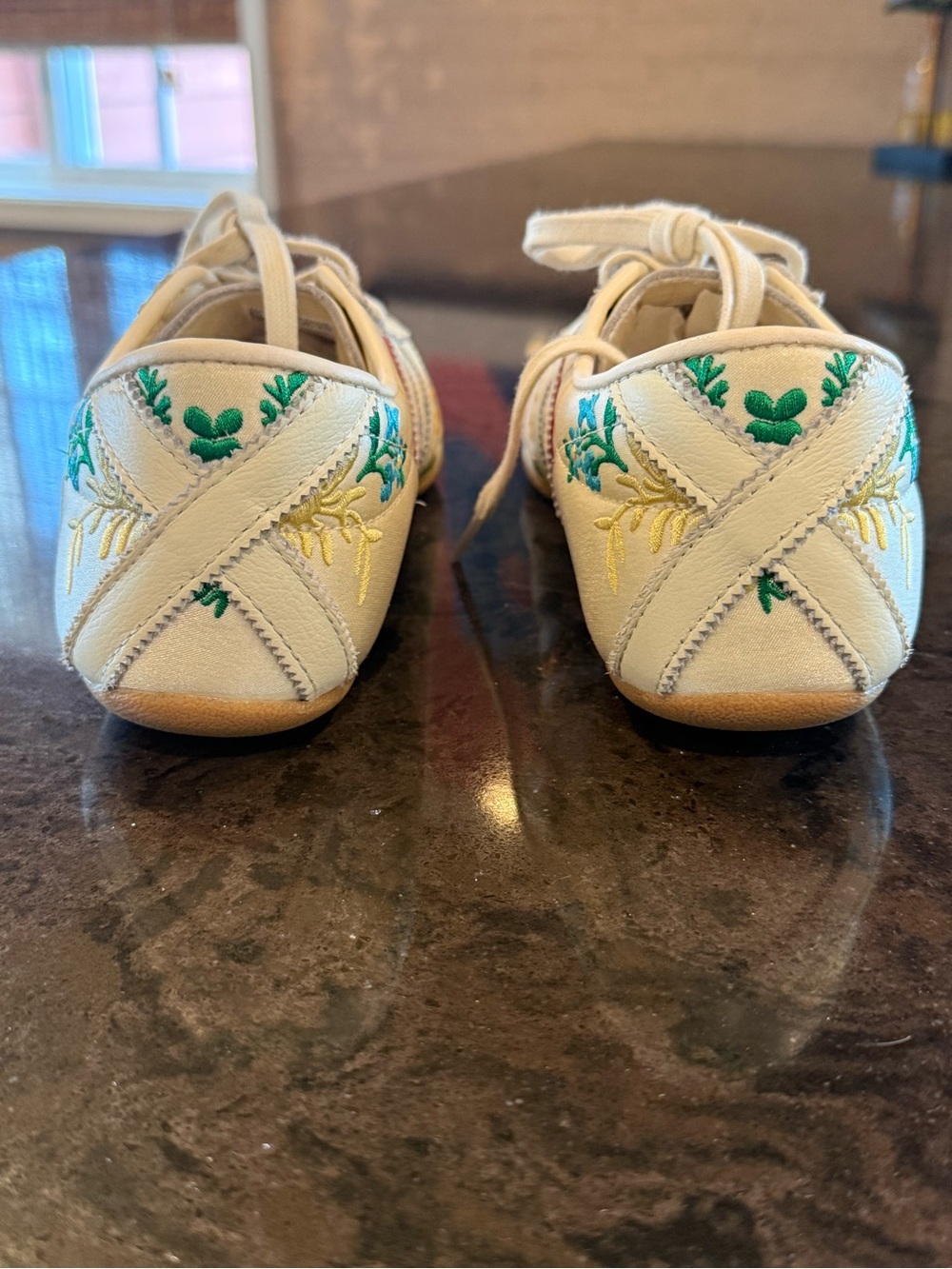 Adidas Tokyo Floral Embroidery Pack - Cream White sneakers - Picture 4 of 14